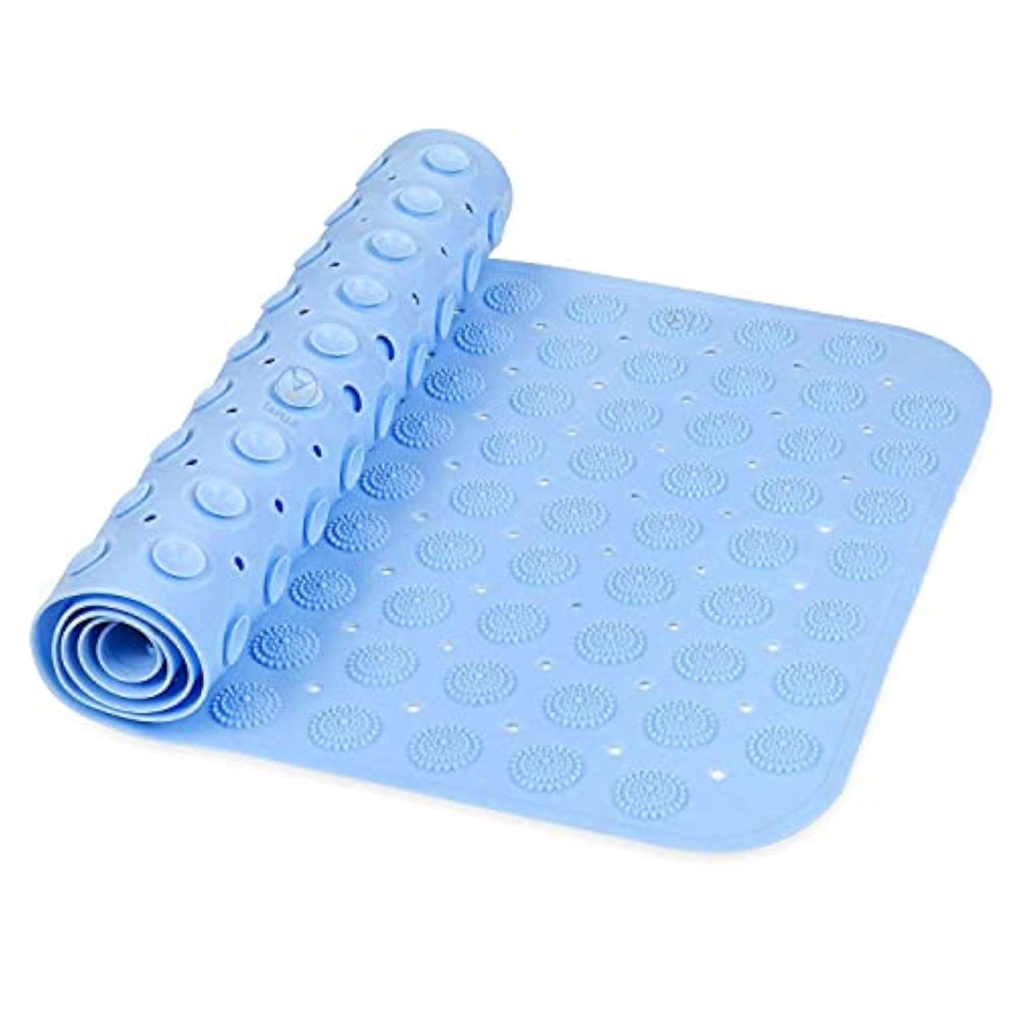 Bathroom Non-Slip Shower Mat with Suction Cups, Machine Washable